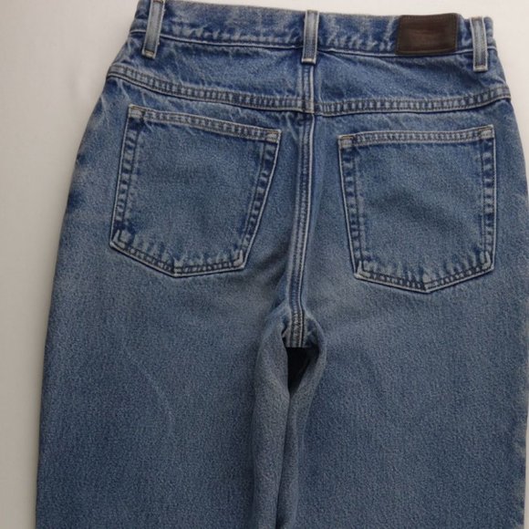 SOLD LL Bean Double L Flannel Lined Relaxed 10 A923 - Picture 3 of 6